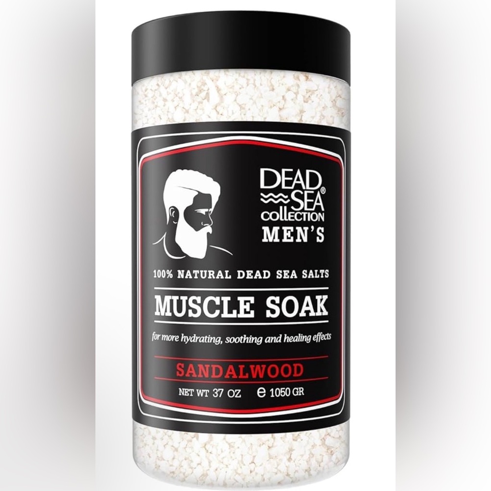 Men's Sandalwood Muscle Soak - Black and Red